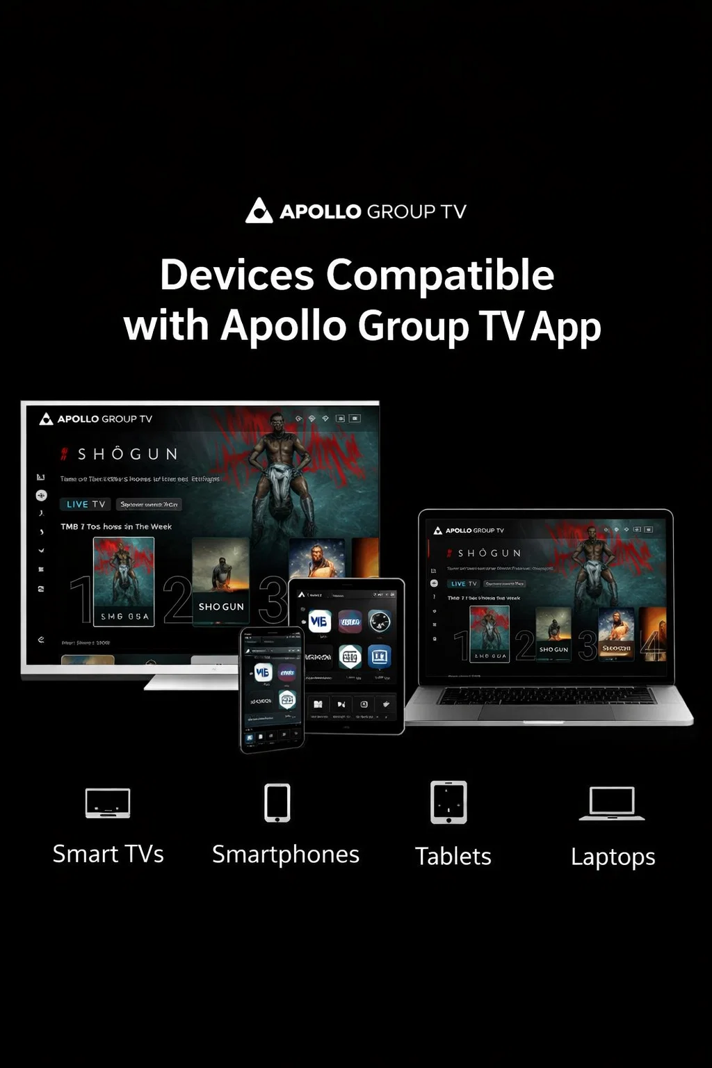 Apollo Group TV App compatibility across Firestick, Android, iOS, and Smart TVs